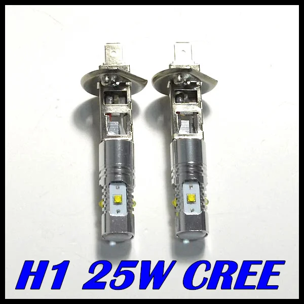 2 предмета/партия 881 880 H3 h1 противотуманные фары Лампа h3 25 w Cree чип светодиодный противотуманная фара SMD