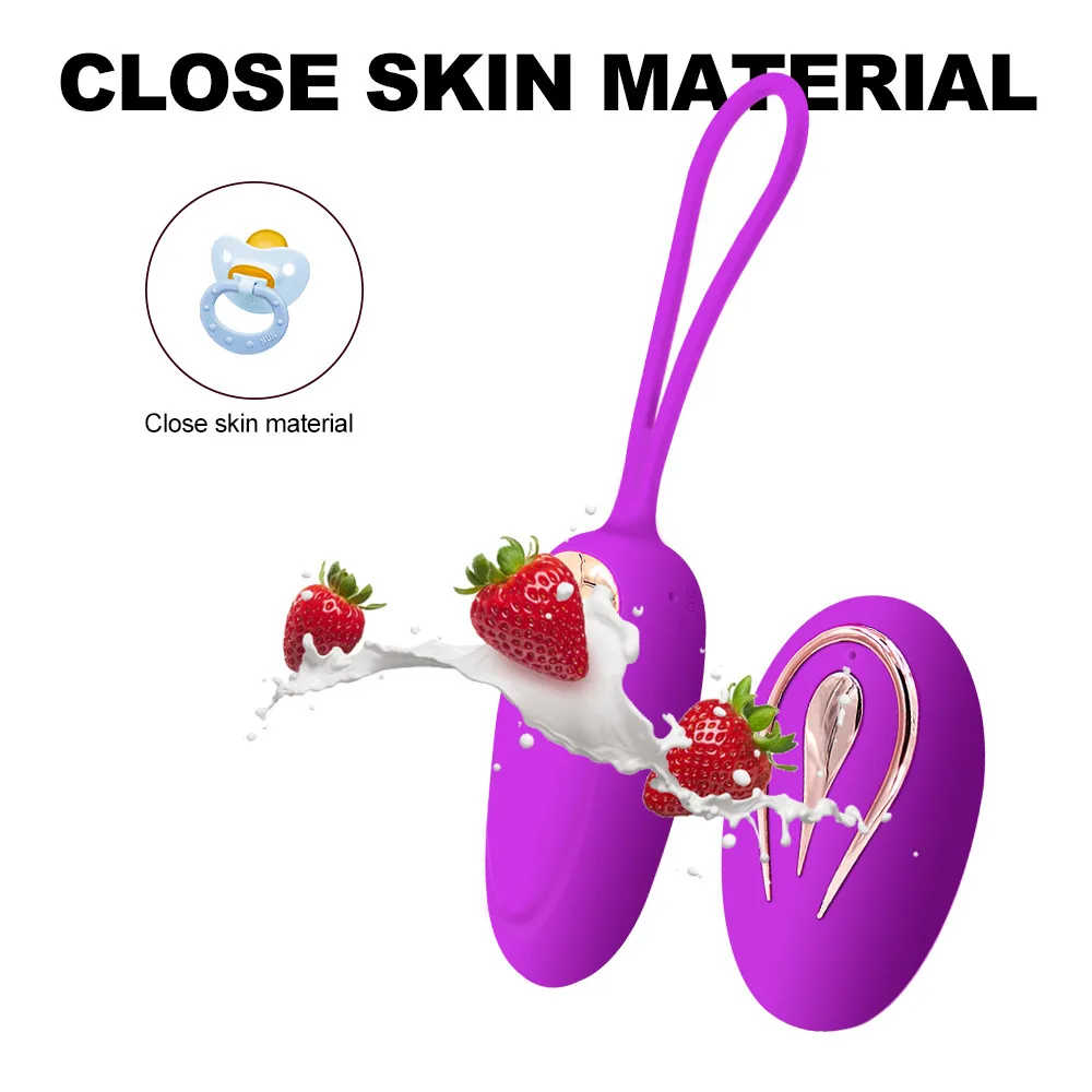 Smile Egg Vibrating Egg Massager Vagina Balls Wireless Remote Control Vibrating Panty Vibrator Sex-toys For Women Couples  (2)