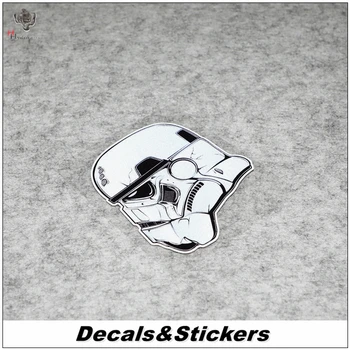 

NO.L279 STAR WAR White Soldiers 3M Reflective Modified Stickers Car Glass Waterproof Decals Racing Motorcycle Motocross