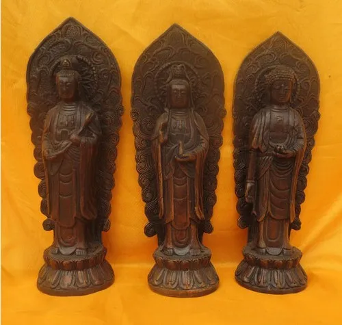 

Metal Crafts Rare Antique copper Buddha sculpture Trinity Western fast shipping