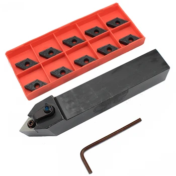 

1PCS MDPNN2525M15 + 10PCS DNMG150408 TM LF9118 CNC Tool Carbide Insert Tool Holder Lathe Turning Blade