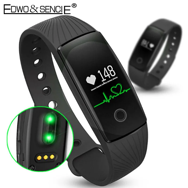 EDWO font b Smart b font Wristband ID107 font b Watch b font Heart Rate Monitor