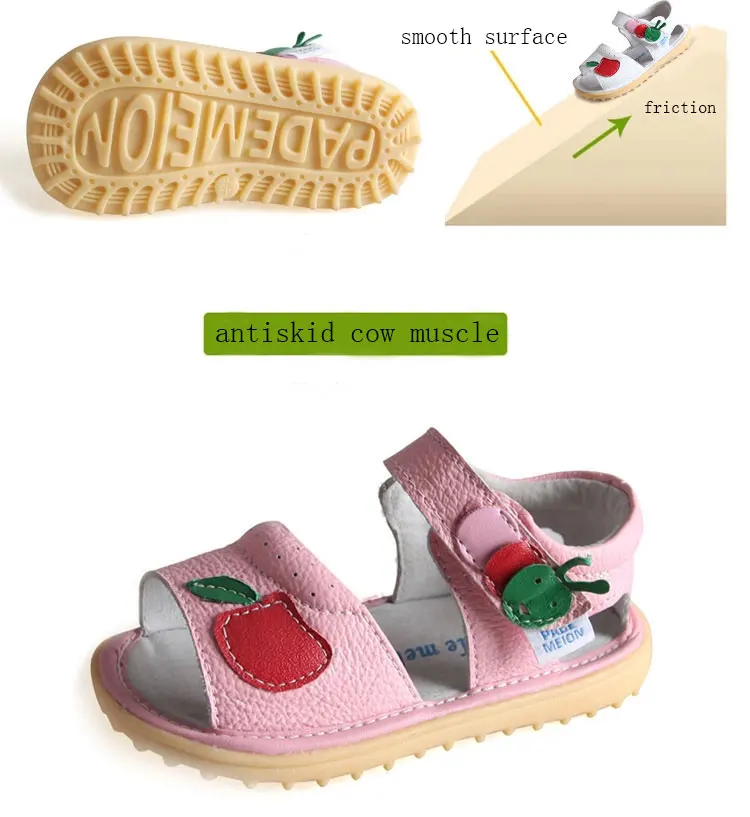 Kalupao Children Shoes Kids Sandals Girls White Toddler Girl Shoes Summer Sandals Soft Sole Genuine Leather Kids Girls Footwear (14)