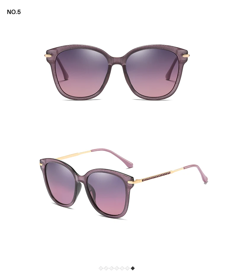 AEVOGUE поляризационные солнцезащитные очки для женщин для негабаритных Стразы дужки оттенки фирменный дизайн градиентные линзы солнцезащитные очки UV400 AE0631