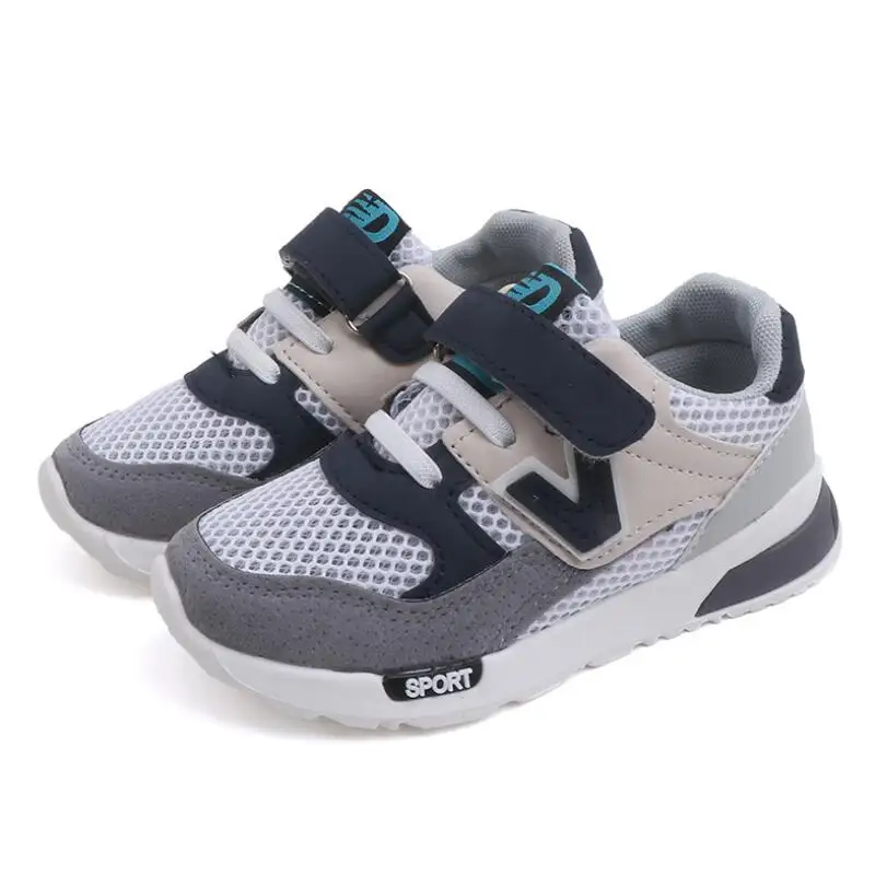 

New Autumn Children Sneakers Boys Girl Sports Shoes Lightweight Breathable Air Mesh Gym Slip-on Shoes Kids Casual Sports Shoes