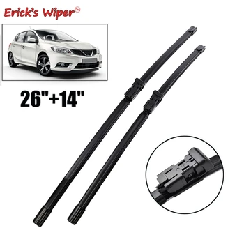 

Erick's Wiper LHD Front Wiper Blades For Nissan Pulsar C13 2014 - 2018 Europe Windshield Windscreen Front Window 26"+14"