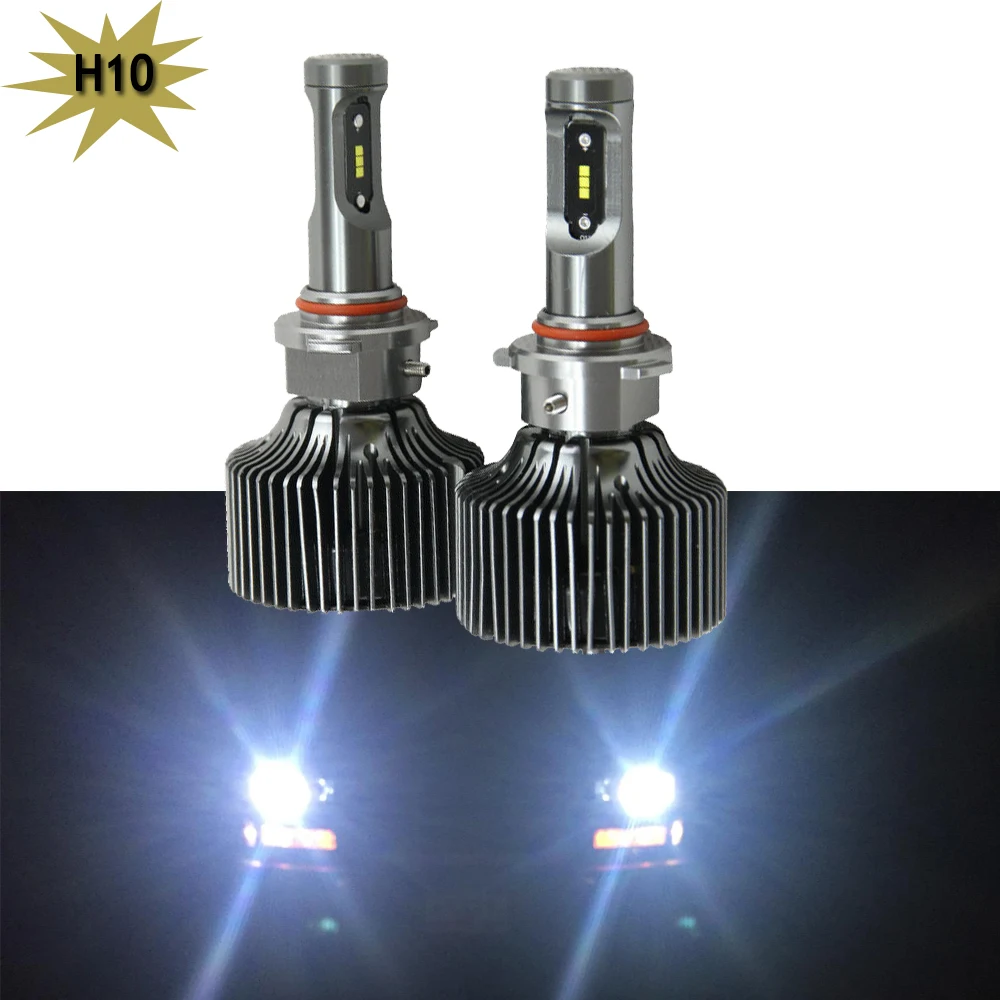1 set 60W High Power H10 9145 9140 LED Headlight Conversion Kit 6000K replace H10 9005 HB3 LED