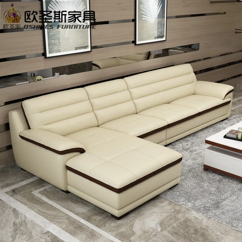 Us 116 1 10 Off Roma Modern L Shape Sectional Softline Synthetic Leather Corner Germany Livingroom Heated Sofa With Single Chair Chaise In