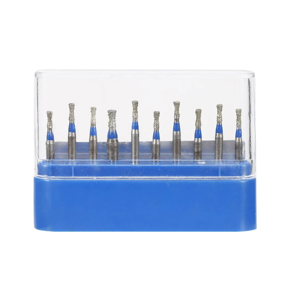 10 Pcs Dental Diamond Burs Drill Teeth Whitening Tool Polishing