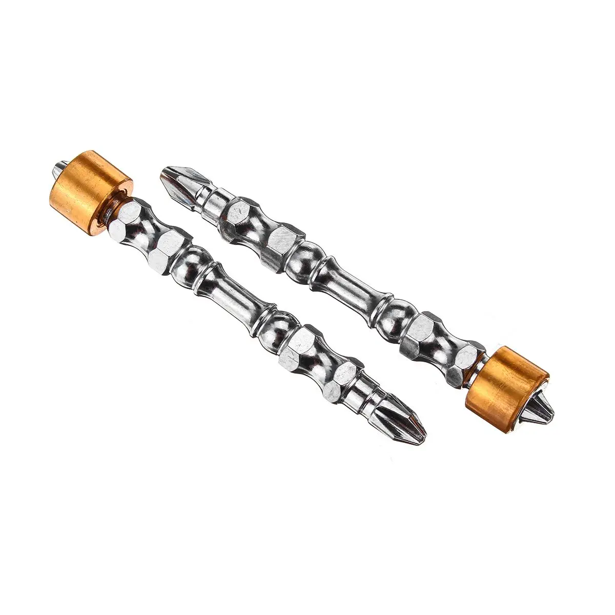 65mm Phillips Electric Screwdriver Bit Set PH2 Double Head Hex Shank With Magnetic Ring Electric Drywall Screws 5/10pcs/set