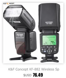 Новейшая K& F концепция KF-150 Вспышка Speedlite Master Slave 14GN вспышка с режимом TTL с отражателем для камеры Nikon D3300 D5300 D7200