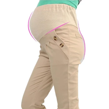 

Fashionable pregnant clothes casual cotton pregnant women's pants pregnant pants pantalon embarazada verano maternity clothes
