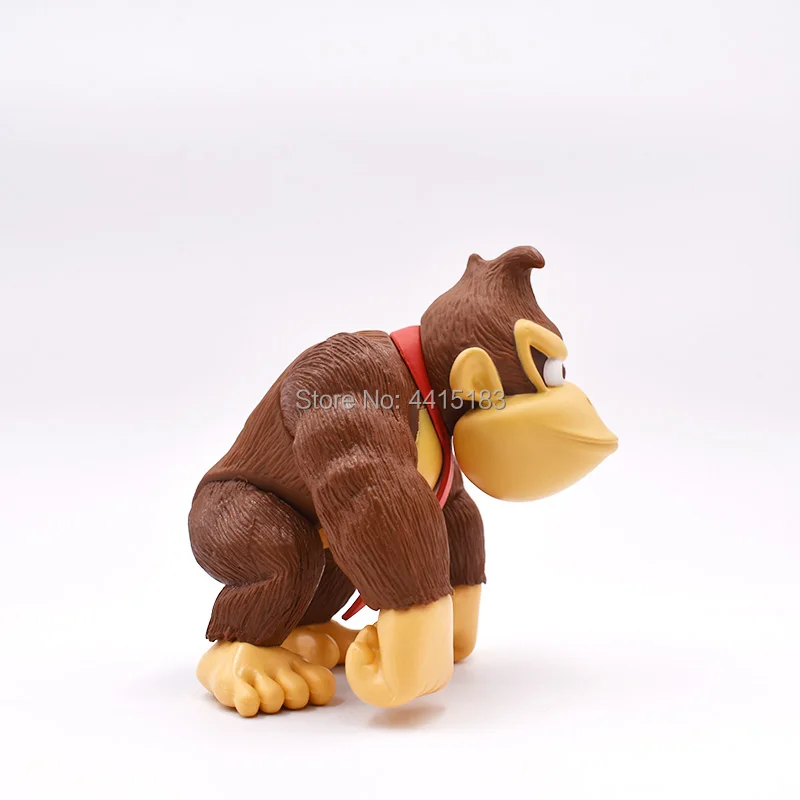 15 cm  Anime Super Mario Bros Donkey Kong PVC Action Figure Doll Collectible Model Toy Christmas Gift For Children