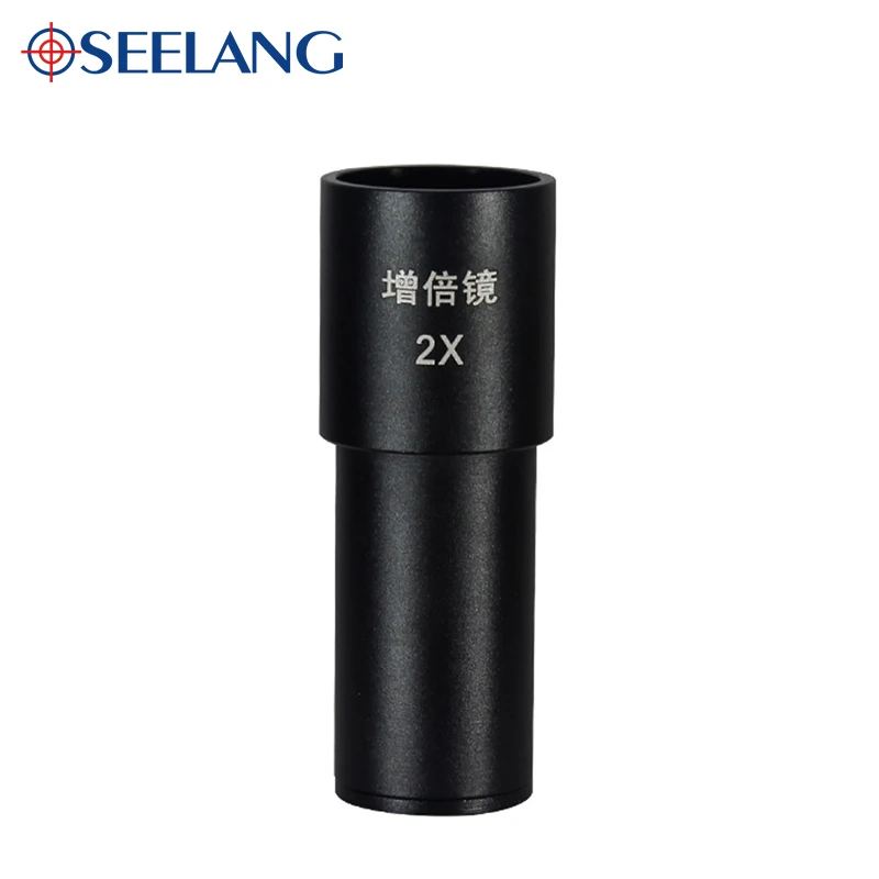 

OSEELANG biological microscope 2X multiplier Interface 23.2mm Monocular Microscope Part accessories