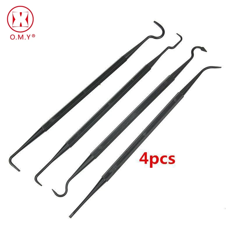 

4Pcs/Set Hunting Universal Gun Cleaning Tools Double Ended Nylon Pick Set Portable Rifle Tube Cleaner Brush Hook Free Shipping