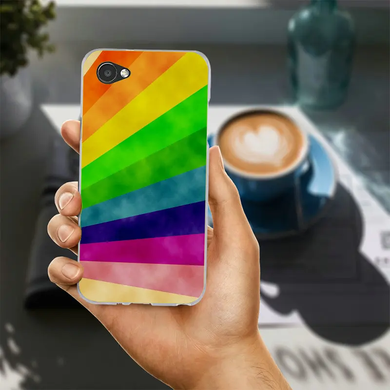 Радужный Флаг ЛГБТ же любовь для LG G2 G3 мини G4 G5 G6 K4 K7 K8 2017 K10 V10 V20 V30 дух раскладной