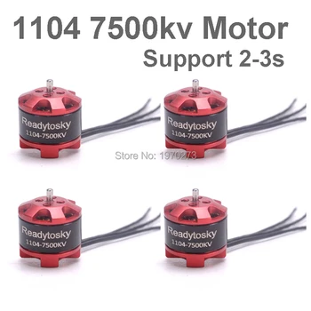 

1104 7500KV 2-3S Brushless Motor Engine Support 2030 Props for ELF 88mm Q90 100mm Mini FPV Racer Racing Drone Spare Parts