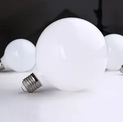 Молочно-белый Светодиодный лампочки G80 G95 G125 E27 ретро для нити свет винтажный Глобус лампа Стекло под старину 220 V светодиодный лампы для дома