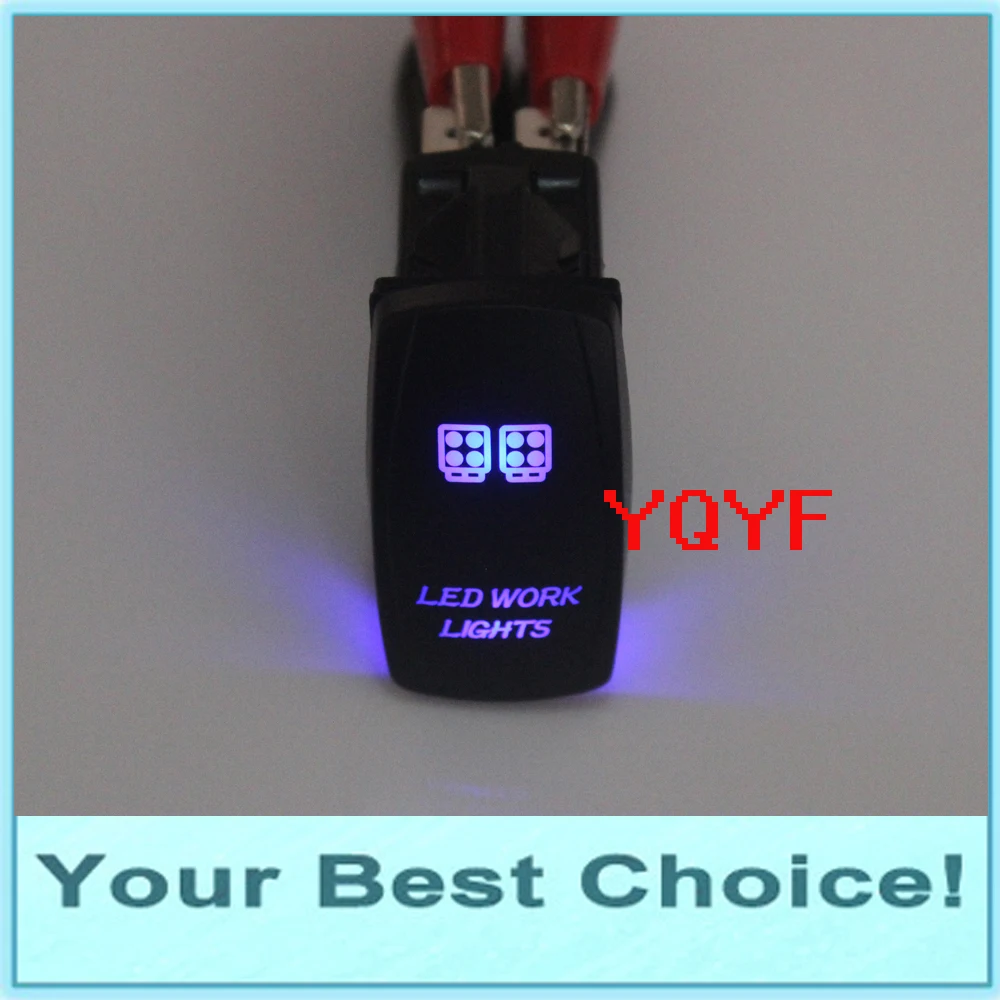 

IP68 Waterproof 24V/10A,12V/20A Car/Auto/Marine/Boat Push Button Rocker Toggle Switch LED WORK LIGHTS