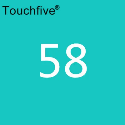 58 TOUCHFIVE опционально цвет соответствия искусство маркеры Кисть ручка эскиз на спиртовой основе маркеры двойная головка манга ручки для рисования товары для рукоделия - Цвет: 58