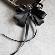 Модный показ рубашка ведущего одежда Шкатулка для аксессуаров галстук мода полиэстер унисекс галстук-бабочка