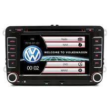 2 Din Car DVD Multimedia Player WiFi Dello Schermo di Tocco Radio FM AM GPS SWC per Volkswagen/Jetta/Skoda /Polo/Caddy/Tiguan/Turan/Amark