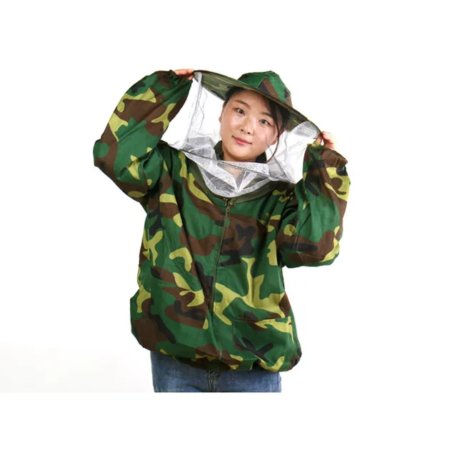 1Db Védőruházat Méhméhruha Ruházat Elleni Teljes Készlet, Sűrített Féltest Lélegző Álcázása - Image 4