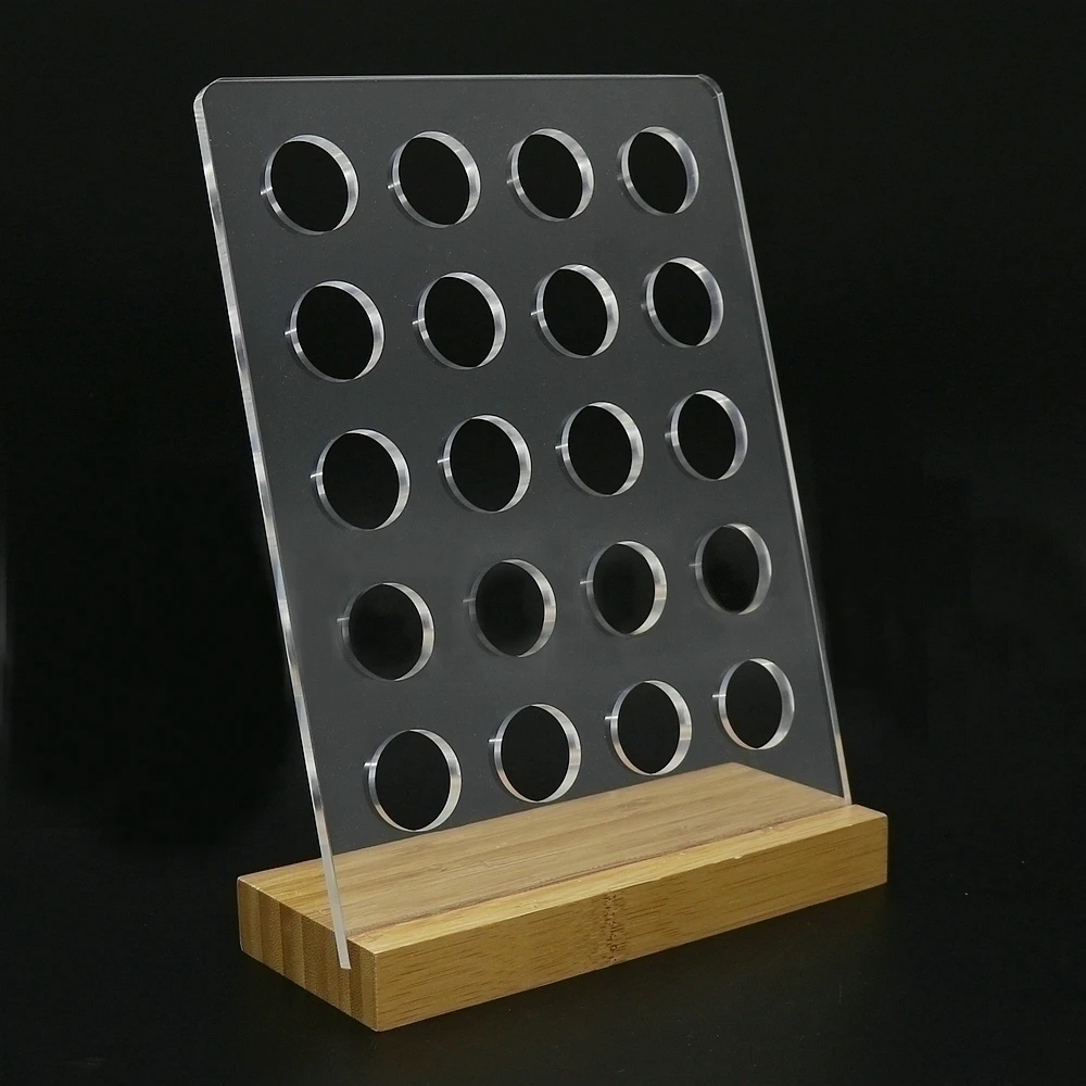 

Acrylic Wooden Coffee Capsule Pod Holder for Storage 20 Pcs Nespresso Capsules Free Shipping