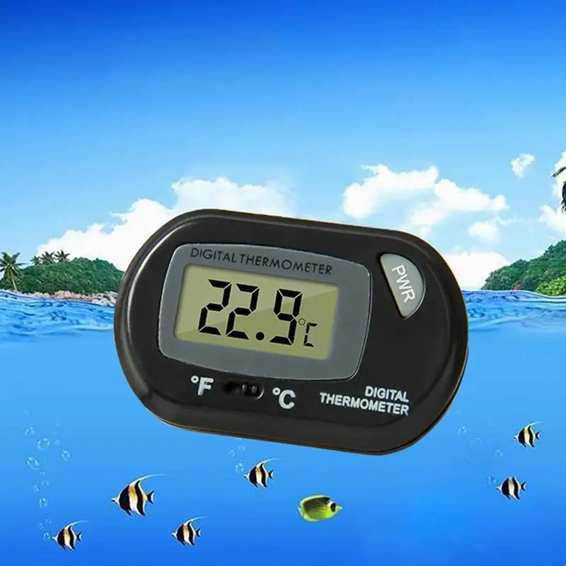 

Aquarium Thermometer Reptile Sea Turtle Sucker Diving Pet Box With Probe Waterproof Termometro Ambiental Household Products