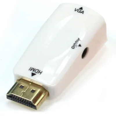 HDMI к VGA конвертер hdmi vga адаптер с аудио hdmitovga папа женскому переключатель дисплей