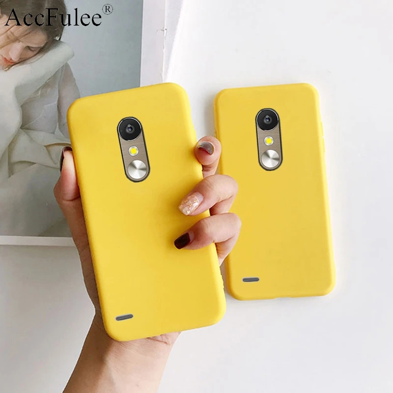 

Yellow Candy Matte Clear TPU Case For LG K12 K40 K4 2017 Euro K8 2018 Aristo2 K9 K10 Alpha K11 Plus Cute Anti-knock Rubber Cover
