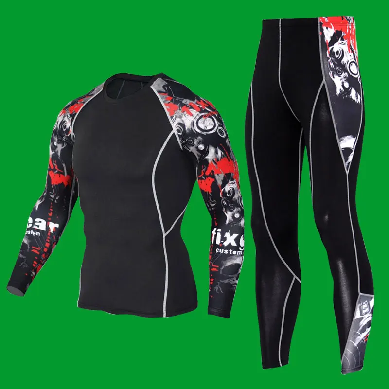 

2017 2018 Compression pants men tight sweatpants thin and breathable joggers