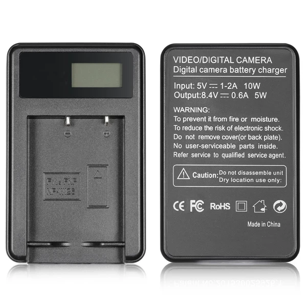 

New USB Battery Charger for Fujifilm NP-W126 and Fuji FinePix HS30EXR/HS33EXR/HS50EXR/X-A1/X-E1/X-E2/X-M1/X-Pro1/X-T1