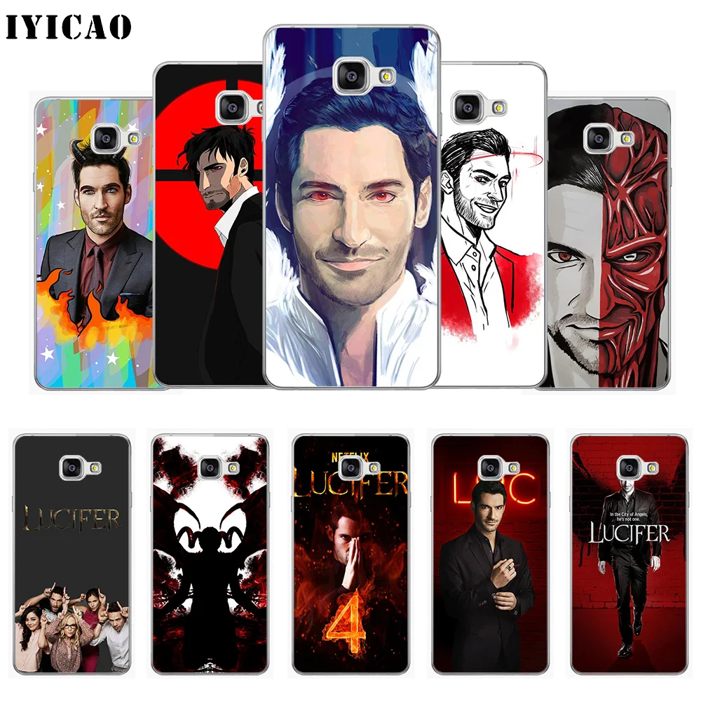 

IYICAO Lucifer Tom Ellis TV Show Soft Silicone Phone Case for Samsung A10 A30 A40 A50 A70 M10 M20 M30 TPU Cover