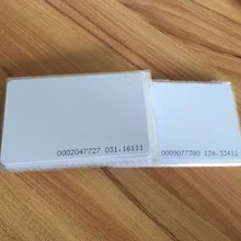 1000 шт./лот TK4100/EM4100 пустой EM ID карты тонкий ПВХ RFID 125 кГц 18000-2 smart card Управление доступом рабочего времени