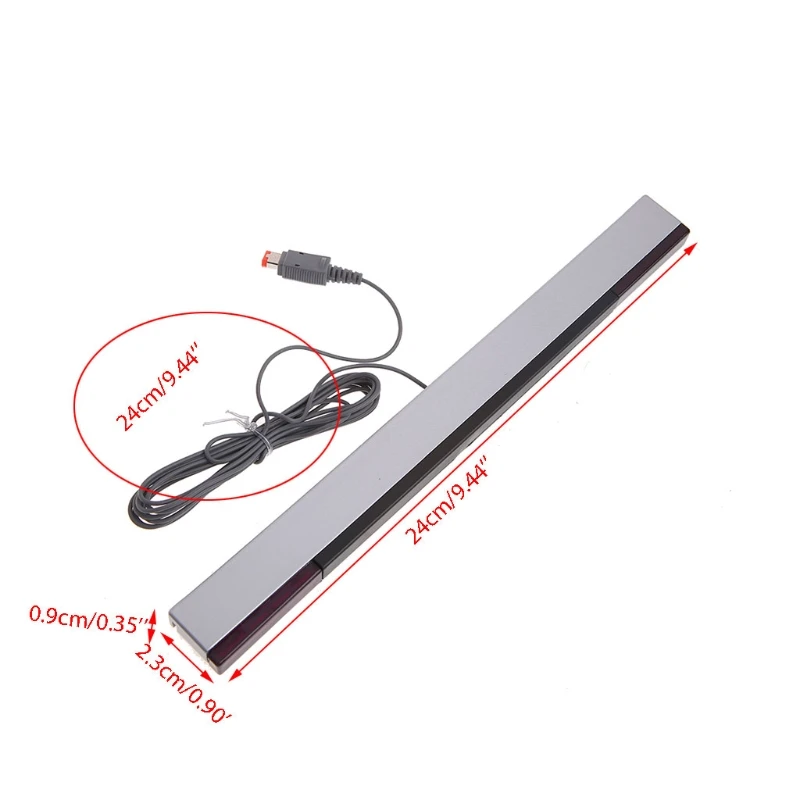 2019 High Quality New Practical Wired Sensor Receiving Bar With USB Cable For Nintendo Wii / Wii U Game Accessory Cables 2019 High Quality New Practical Wired Sensor Receiving Bar With USB Cable For Nintendo Wii / Wii U Game Accessory Cables