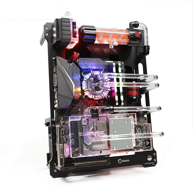 Barrowch Mobula FBACE 01 модульный игровой системный блок алюминиевый вертикальный корпус