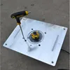Máquina de recorte máquina de grabado de placas abatibles, enrutador de aluminio, placa de inserción de mesa, bricolaje, bancos de carpintería, enrutador, placa de mesa ► Foto 1/6