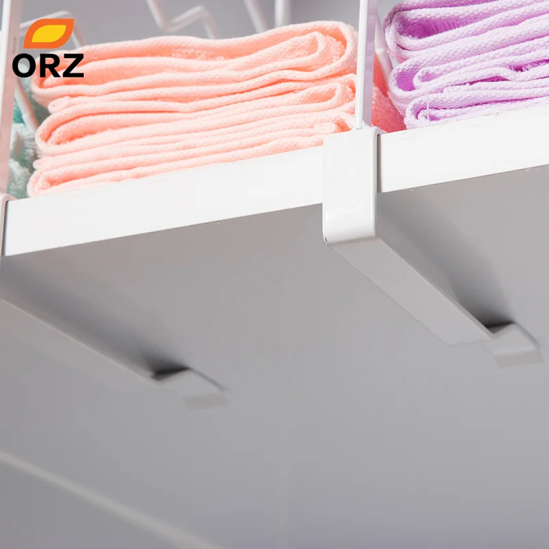 ORZ 3 шт. утолщенные полки для шкафа, разделители, органайзер для одежды, шкаф, перегородка, полки, бытовая стойка для хранения, держатель