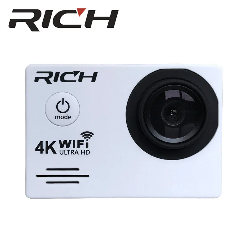 RICH J550R Спортивная камера s 4K 2 7 K 1080P Экшн 16MP WiFi 30M Водонепроницаемая 2.0LCD Full HD DVR 170