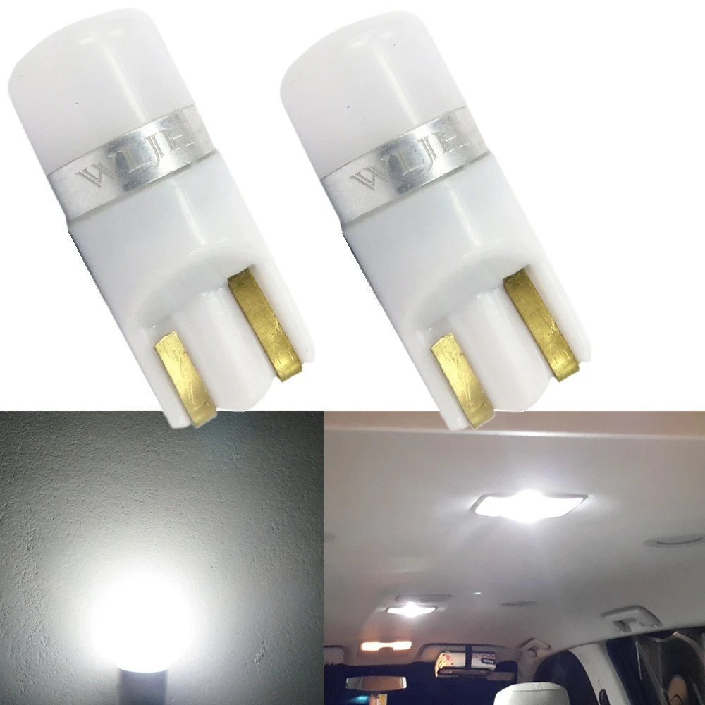 WLJH 2x Автомобильный свет T10 LED W5W лампа 3030SMD 194 168 светодиодные клиновидные огни