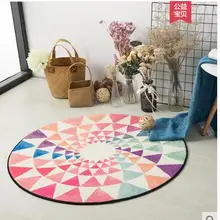 Ковер для спальни Европейский круглый компьютерный стул подвесная корзина из ротанга стул Подушка простой современный дом гостиная прикроватная