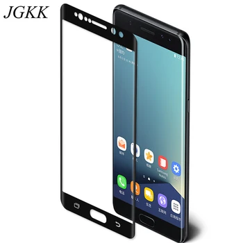 

JGKK For Samsung Galaxy NoteFE Fan Edition 3D Curved Full Coverage Tempered Glass Screen Protector Film for Samsung Note 7Note7