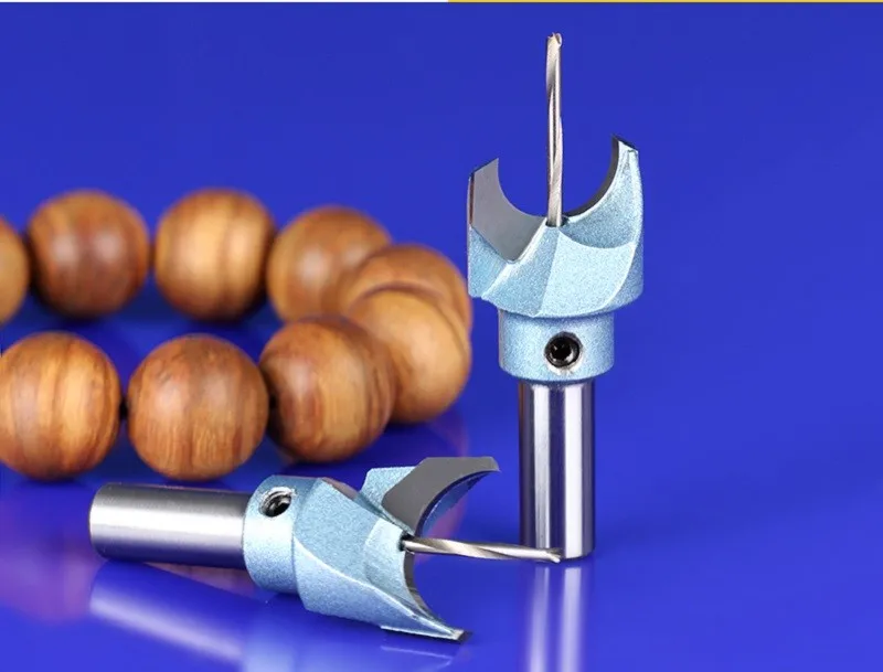 New 6 30mm Wood bead drill bit with 2mm hole Tungsten alloy spherical