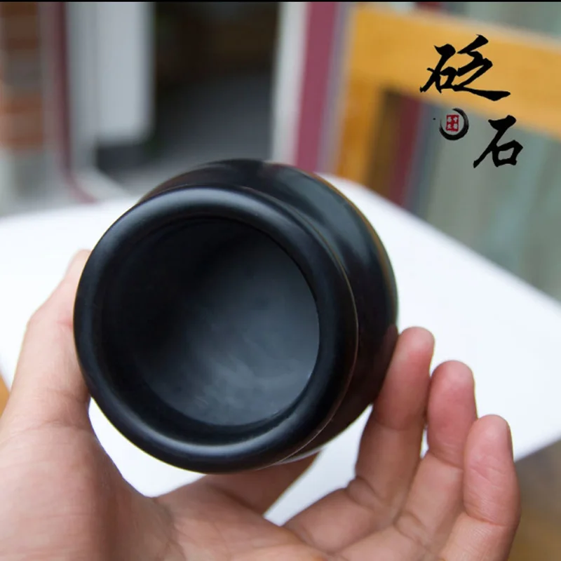 

5pcs Traditional Chinese Medicine Cupping stone pot fire cupping jar Meridian Health Care SIBIN BIAN natural Black Carving Stone
