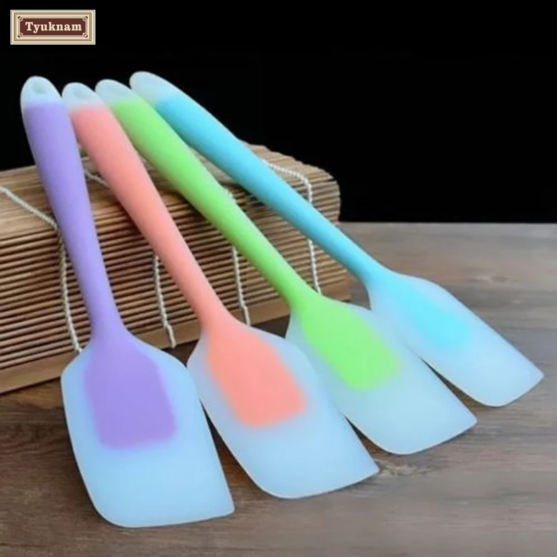 Large Silicone Rubber Spatula/Pastry Brush Baking Cake Mixing Scraper