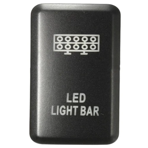 

12V LED Fog Work Light Push Button Switch For Toyota Landcruiser Prado FJ Led Light Bar red