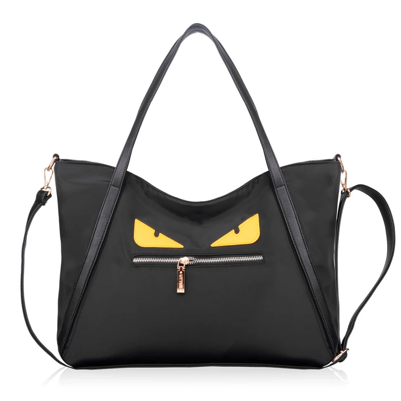 Little Monster Hand Bag Women Korean Style Fashion Nylon font b Handbag b font Lady Large