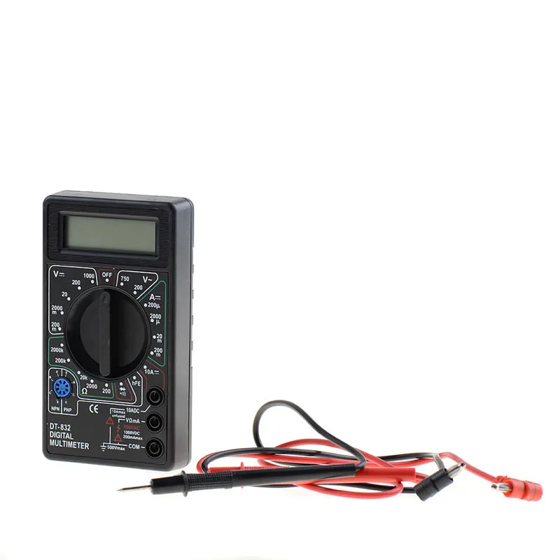 

Newest DT-832 Digital LCD Voltmeter Ammeter Ohm Tester Multimeter Buzzer Diagnostic-tool Mini Multimeter Electric InstrumentsH52