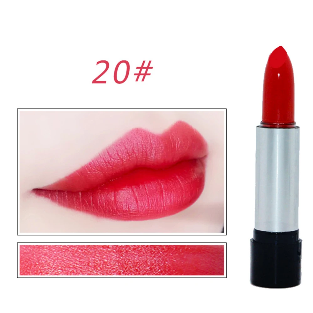 

1PC Pearlescent Lipstick Lips Tint Makeup Shimmer Lip Stick Cosmetics Long Lasting Waterproof Shining Lipstick Maquiagem TSLM2